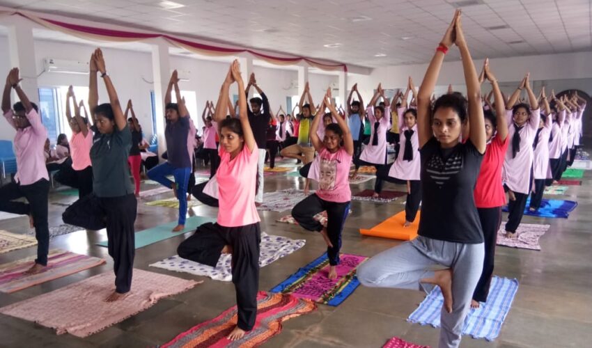 Ganpat Parsekar College of Education Celebrated International Yoga Day