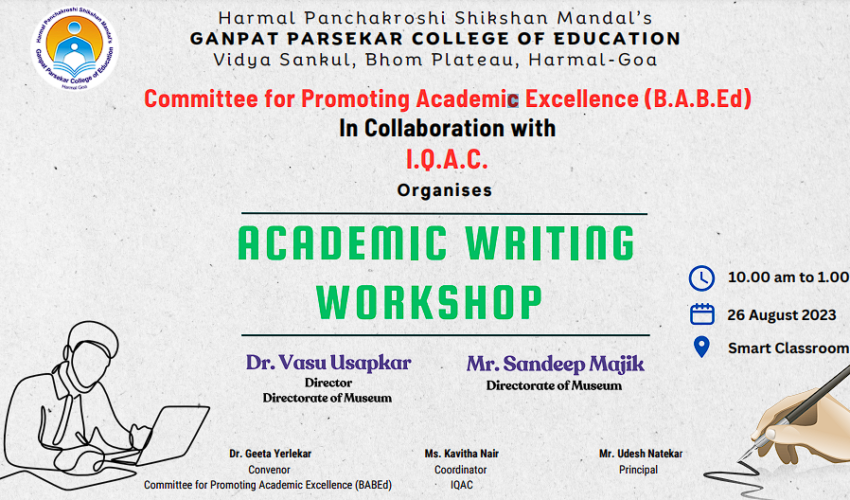 Academic Writing Workshop