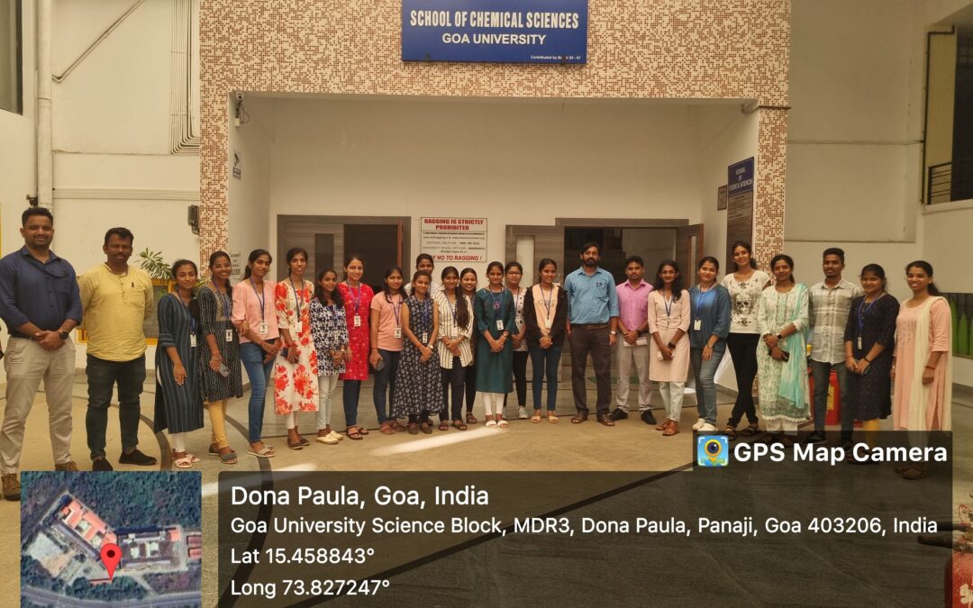 A field visit to the School of Chemical Sciences, Goa University