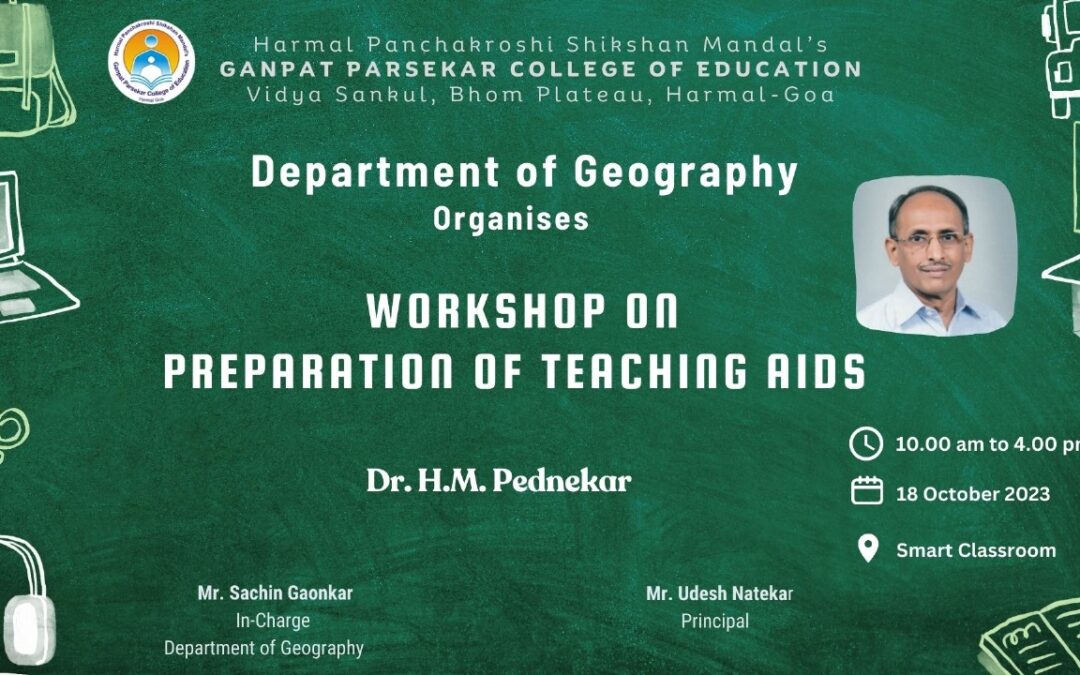 Workshop on Preparation of Teaching Aids