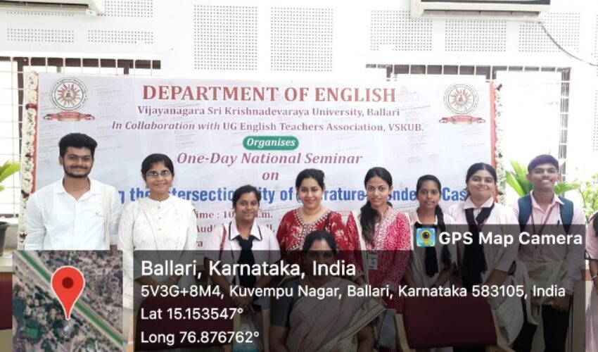 National Level Seminar titled ‘Revisiting the Intersectionality of Literature, Gender and Caste’