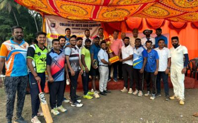 Winners of All Goa Inter-Staff Collegiate Cricket Tournament