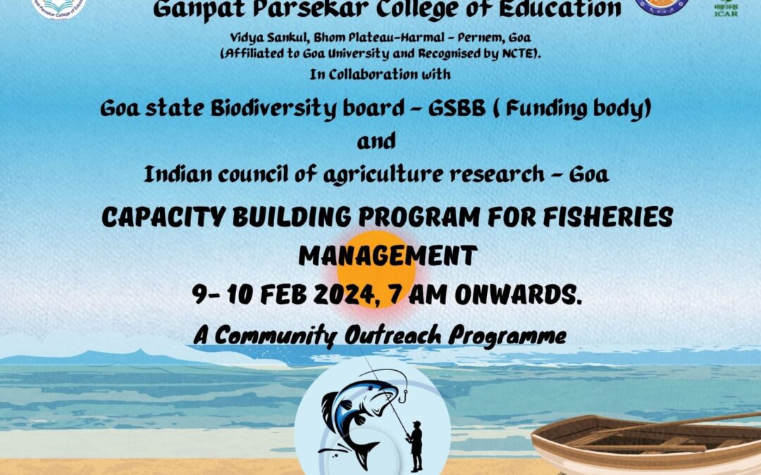 Capacity Building Program for Fisheries Department