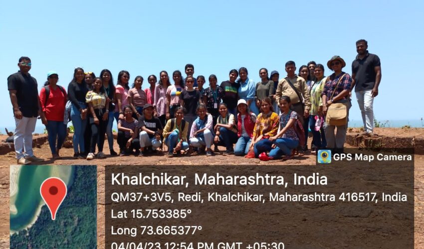 Field Trip at Reddi beach, Terekol fort, Yeshvant ghad, Shiroda beach, Lake