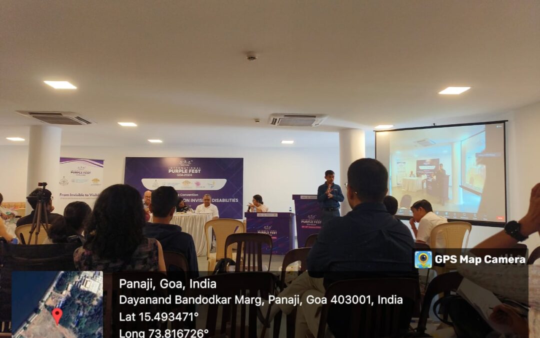 NATIONAL CONFERNCE ON INVISIBLE DISABILITIES- INTERNATIONAL PURPLE FEST GOA 2024