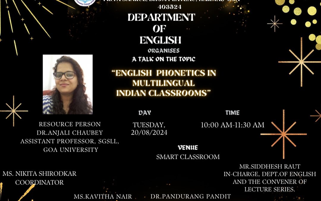 English Phonetics in the multilingual classroom