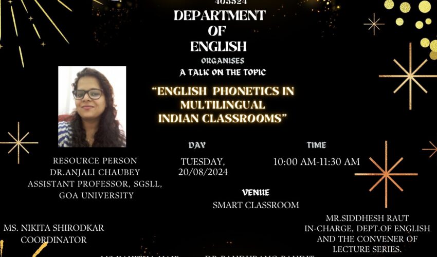 English Phonetics in the multilingual classroom