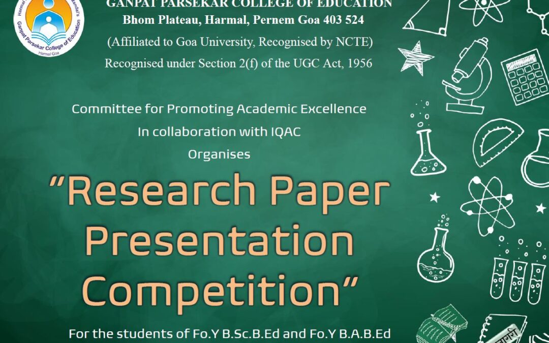 Research Paper Presentation Competition