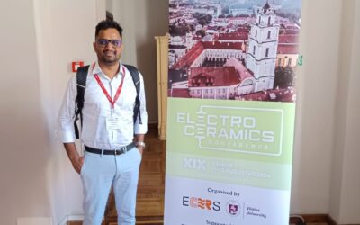 Poster Presentation at the prestigious Electroceramics XIX conference