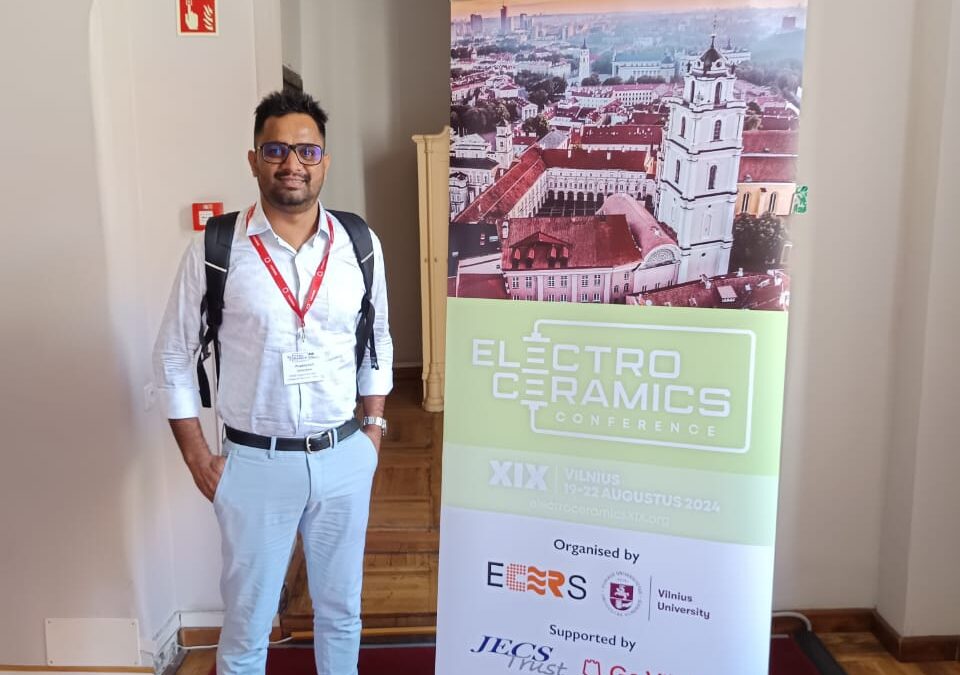 Poster Presentation at the prestigious Electroceramics XIX conference