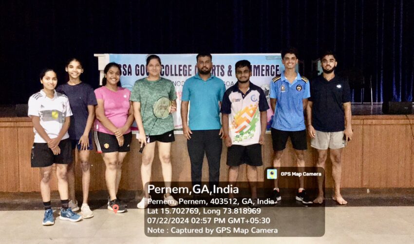 Pernem Intercollegiate Badminton League Triseries 2024