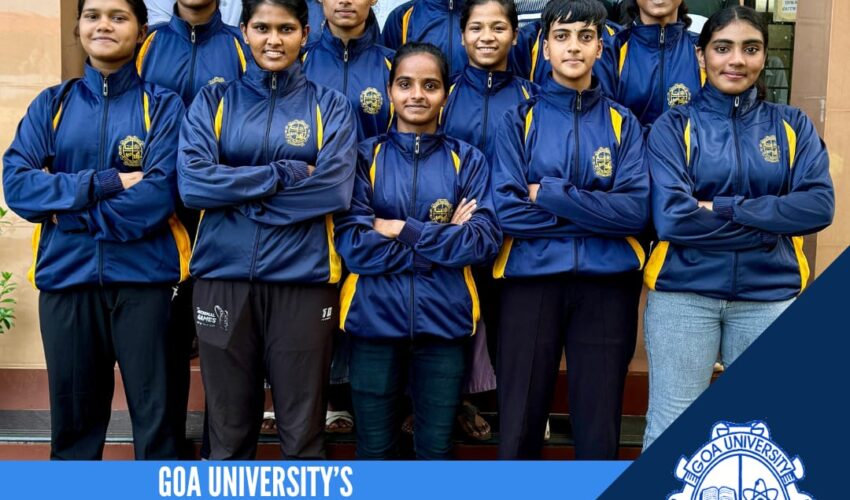 Goa University Woman Kabaddi team 2024-25