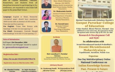 National Conference in ‘Indian Knowledge System: Past, Present & Future’