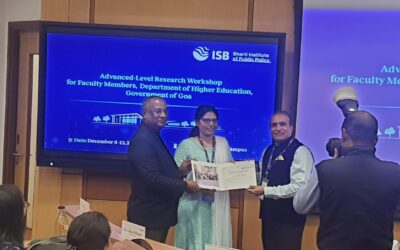 Advanced Research Workshop organised by DHE at ISB, Mohali