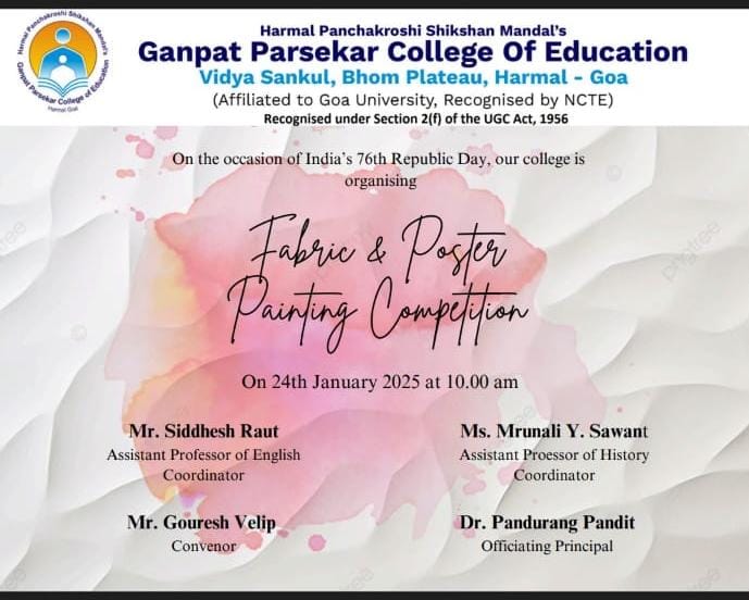 Fabric and Poster Painting Competition