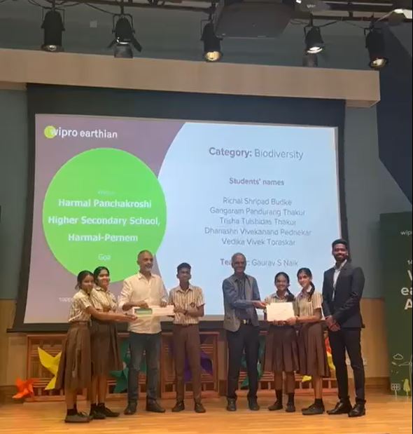 Prestigious National Wipro Earthian Award