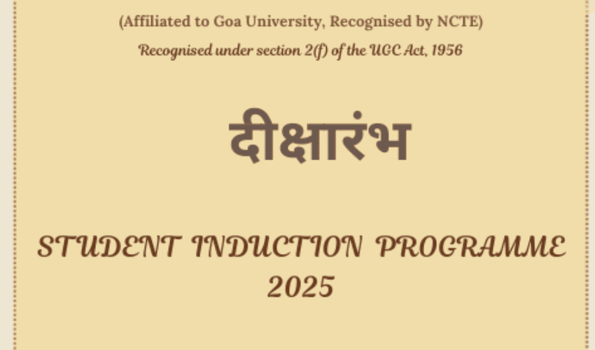 Student Induction Programme 2025-26