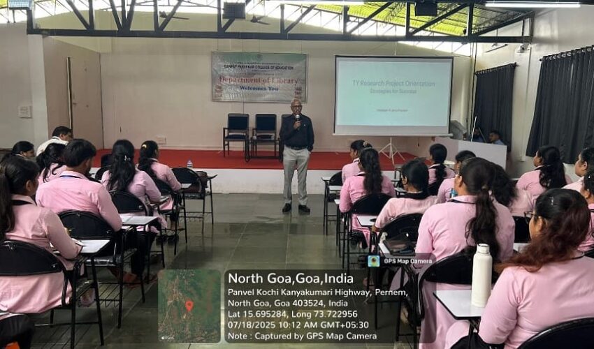 T.Y. Research Project Orientation