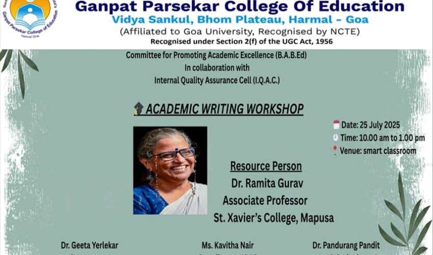 Academic Writing Workshop