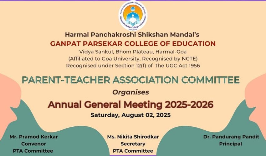 PTA – Annual General Meeting 2025-26