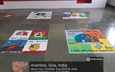 Rangoli competitions on the topic “Nasha Mukt Bharat Abhiyan”