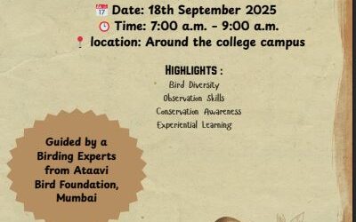 Bird Walk in collaboration with Ataavi Bird Foundation