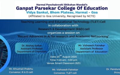 Session on “Recent Advances in AI for Research & Academic Networking”