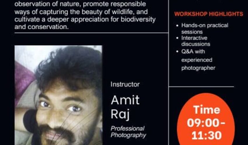 Wildlife Photography Workshop