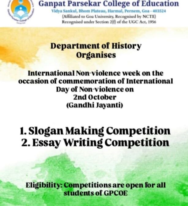 International Non-Violence Week