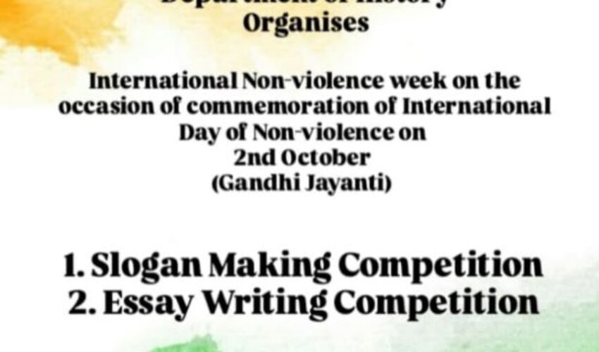 International Non-Violence Week