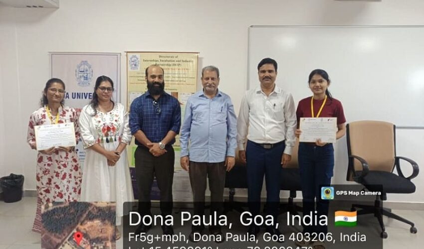 5 days winter school (24/11 – 28/11) at Goa University