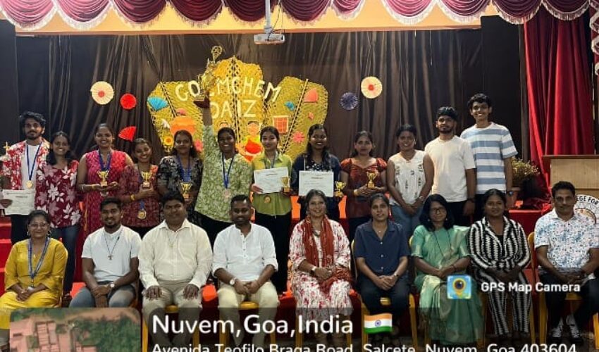 All Goa Inter-Collegiate event on the occasion of Goem Asmitai Dis on 15th January 2026