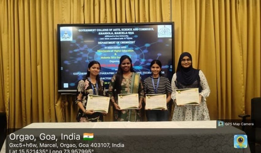 Two days workshop on “Exploring Chromatographic and Spectroscopic Techniques for characterisation of Substances”