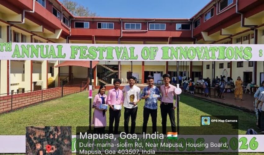 10th Annual Festival of Innovation – Goa’s Young Innovators