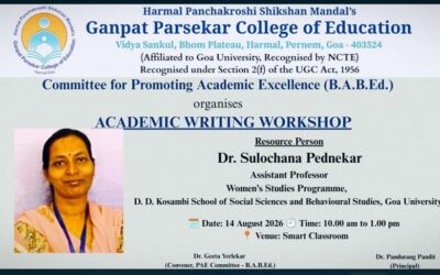Academic Writing Workshop 2026