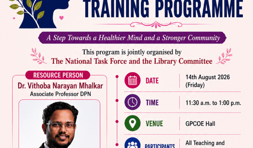 Talk on ‘Mental Health’