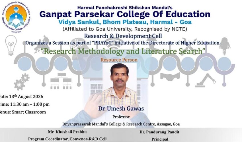 Research Methodology and Literature Search- Session I