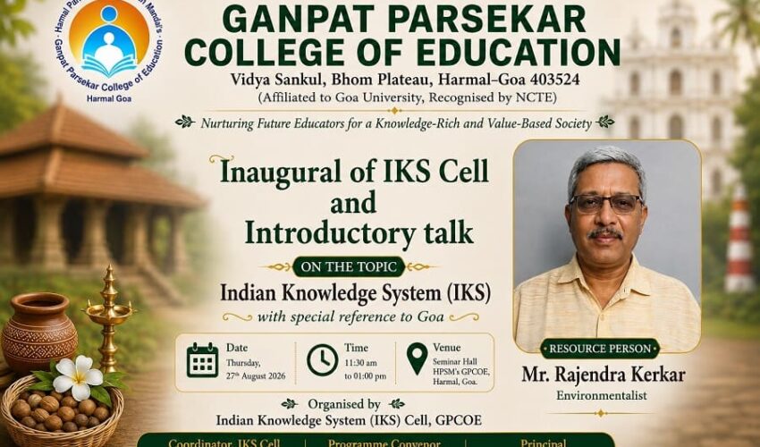 Talk on ‘Indian Knowledge System’