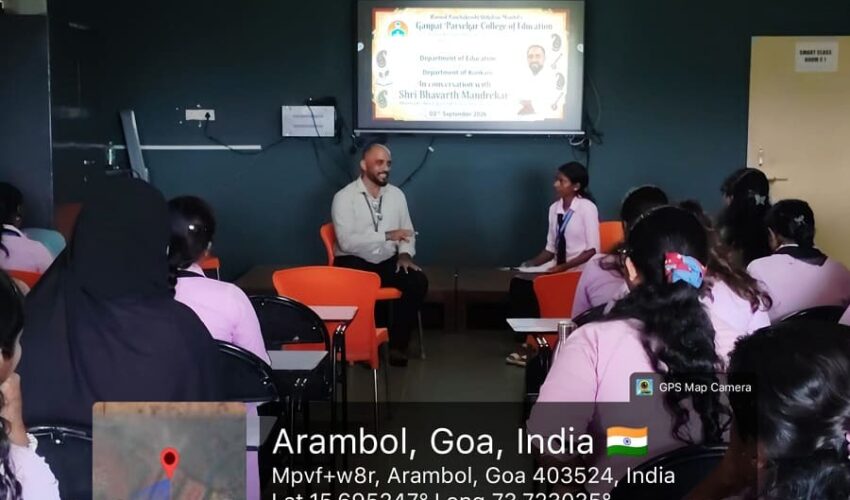 Interview with the famous writer, Mr. Bhavarth Mandrekar