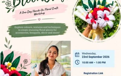 A One-Day Hands-on Floral Craft Workshop ‘BloomCraft’