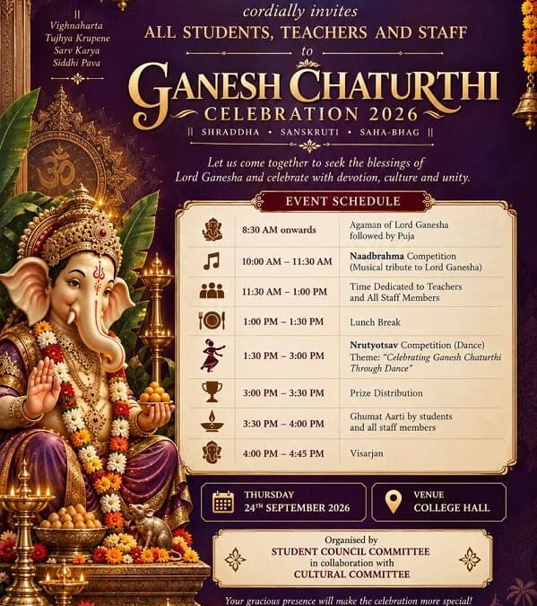 Ganesh Chaturthi Celebration 2026