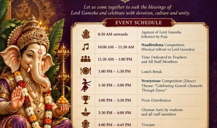 Ganesh Chaturthi Celebration 2026